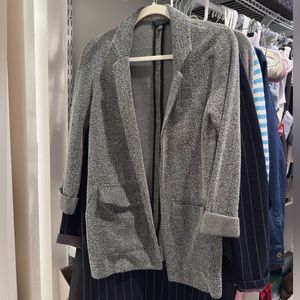 Topshop open front knit blazer jacket US 2 UK 6‎